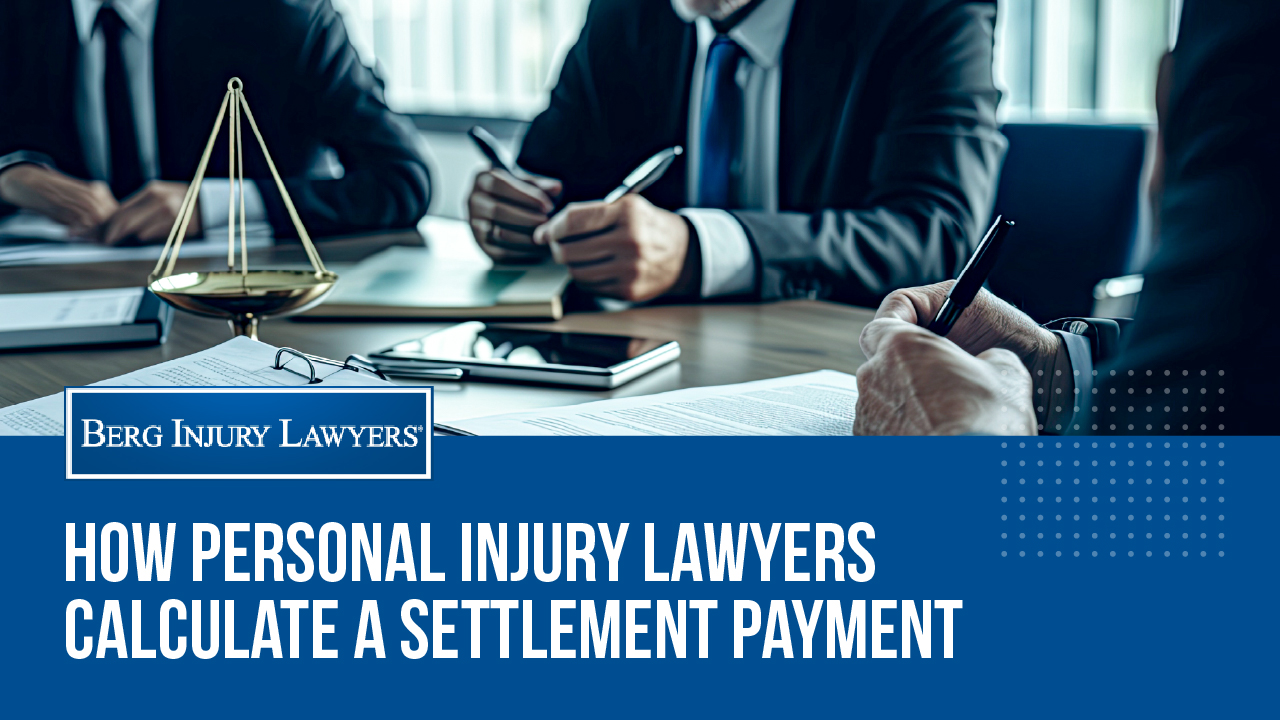 How Personal Injury Lawyers Calculate A Settlement Payment