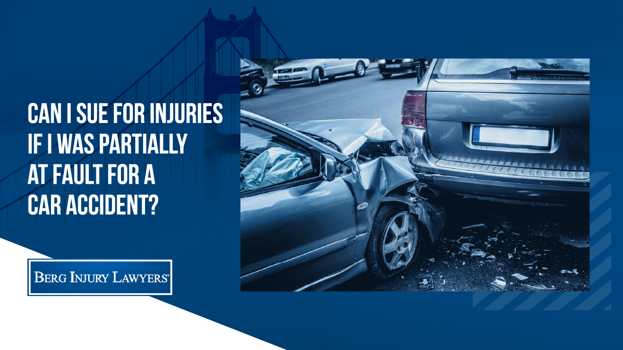 Can I sue for injuries if I was partially at fault for a car accident?